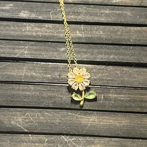 Sunflower necklace